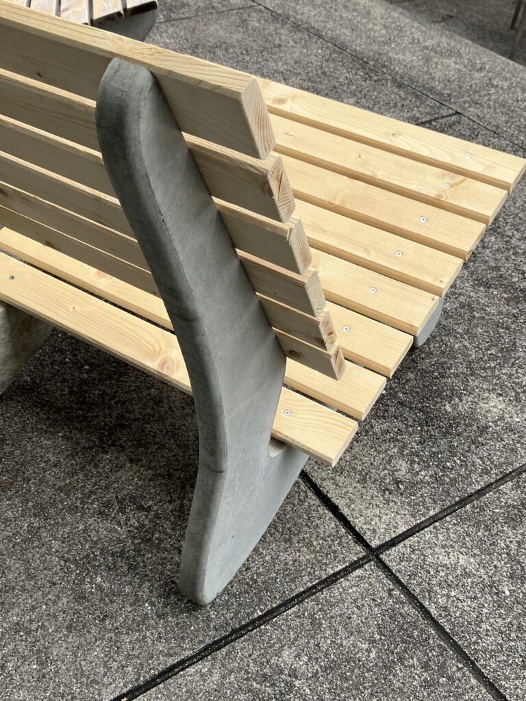 Outdoor Sessel Beton/Holz